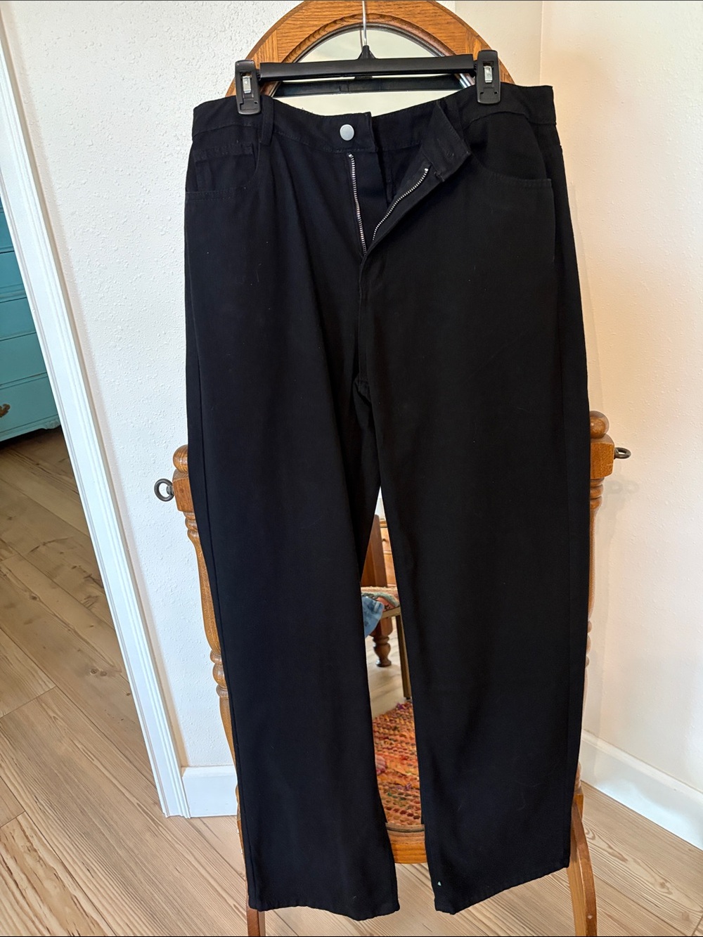 Black womens jeans light weight